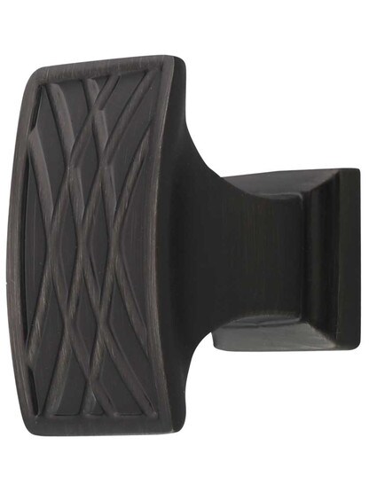 Aberdeen Cabinet Knob - 7/8 inchx 1 1/4 inch in Brushed Pewter.